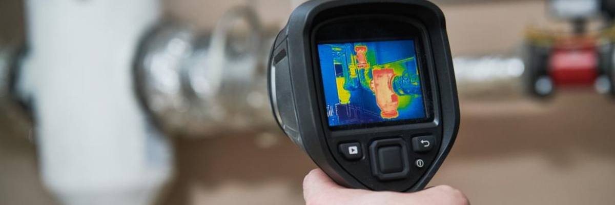 thermal imaging camera tool used for HVAC service